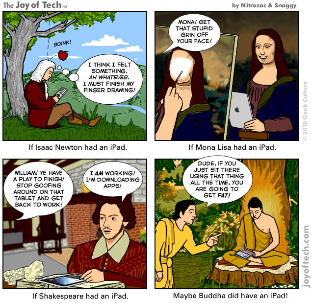 Isaac Newton & iPad